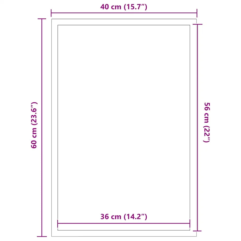 Zerbino | Tappetino Marrone 40x60 cm