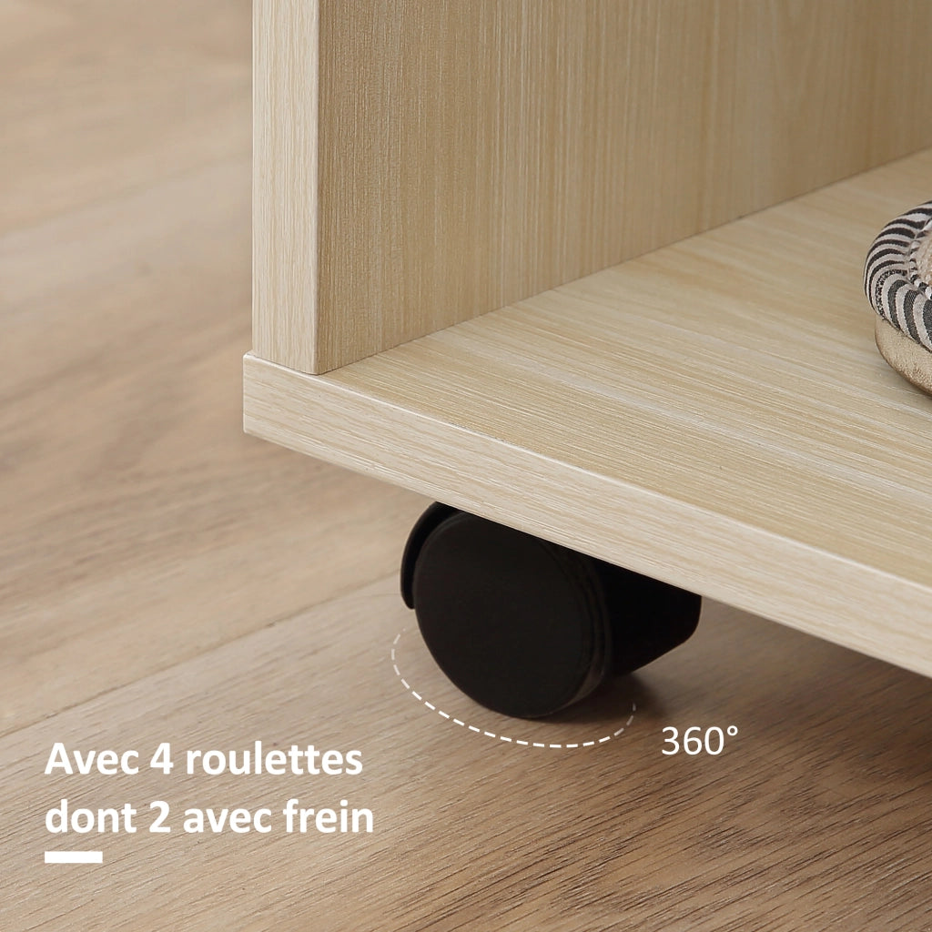 Armadio Battente con Appendiabiti ¨C Minimal ¨C Rovere Chiaro 80x50x200