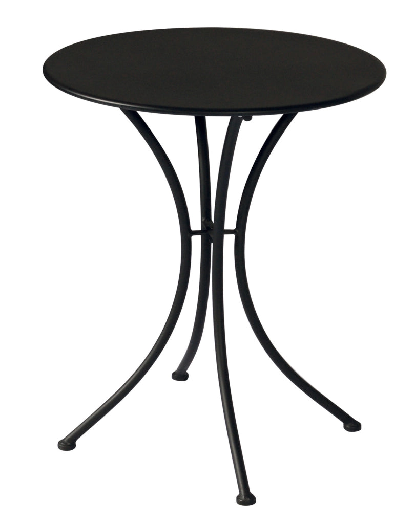 Cheonda - Tavolo Stresa Ø60 Cm - Ferro Nero 1 Pz