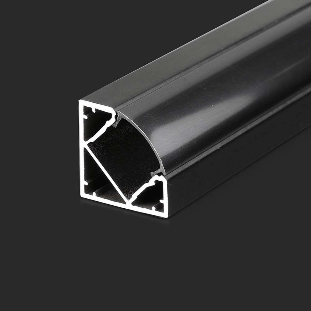 Kit di montaggio a striscia a LED con aluminio diffusore 2000* 19* 19mm.