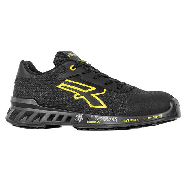 U-Power RV20036 Frank S ESD Scarpe Antinfortunistiche S1P SRC Unisex puntale alluminio antistatico taglia 41 colore Nero Giallo