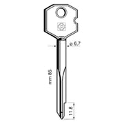 CHIAVI A CROCE XY1- 5 pezzi  - SILCA