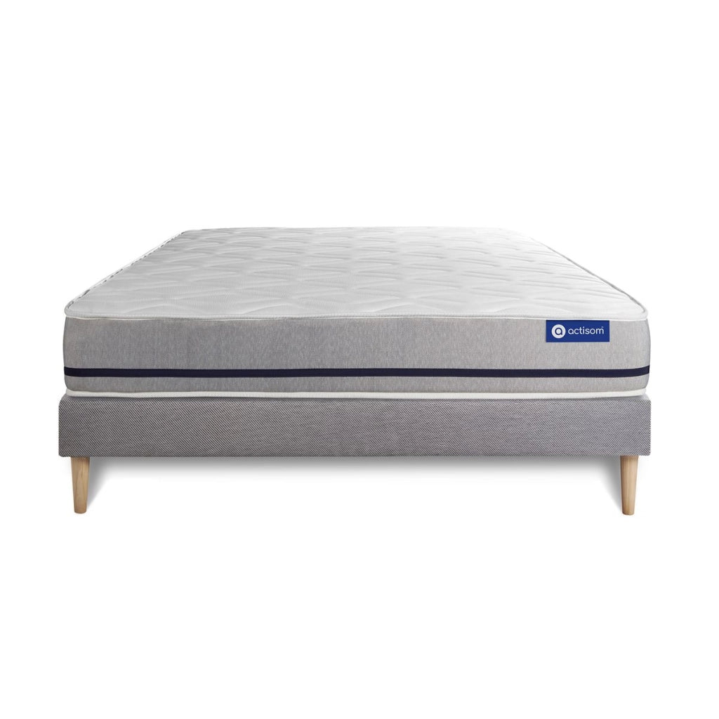 Kit rete e materasso matrimoniale Actiflex soft 200x200cm - Spessore : 20cm - Molle insacchettate - Moderatamente rigido