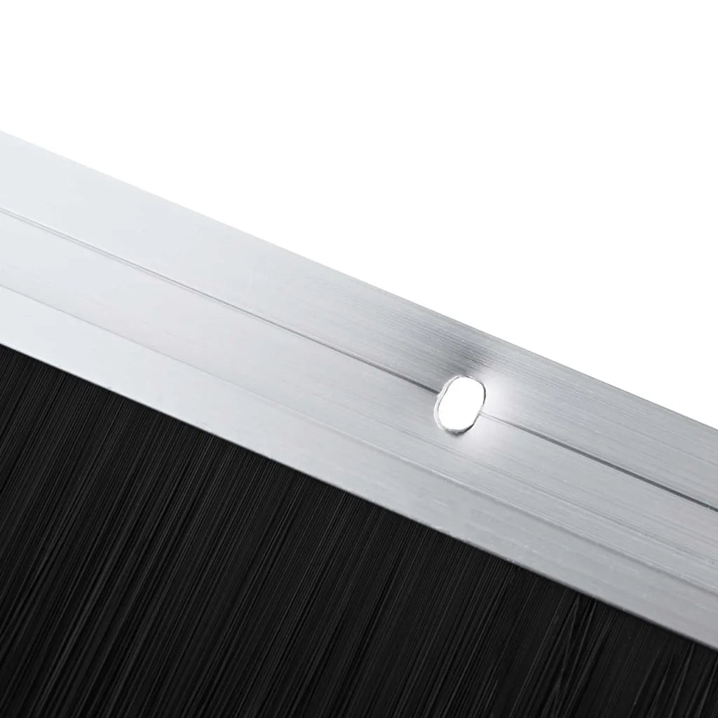 Spazzole per porte a vite 6 pz Argento 100 cm CFW6157939