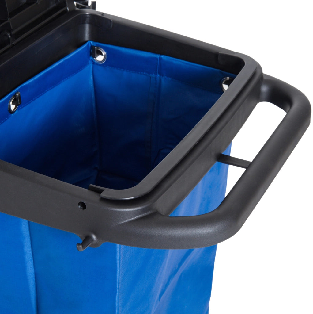Carrello professionale per pulizie con strizzatore e secchi