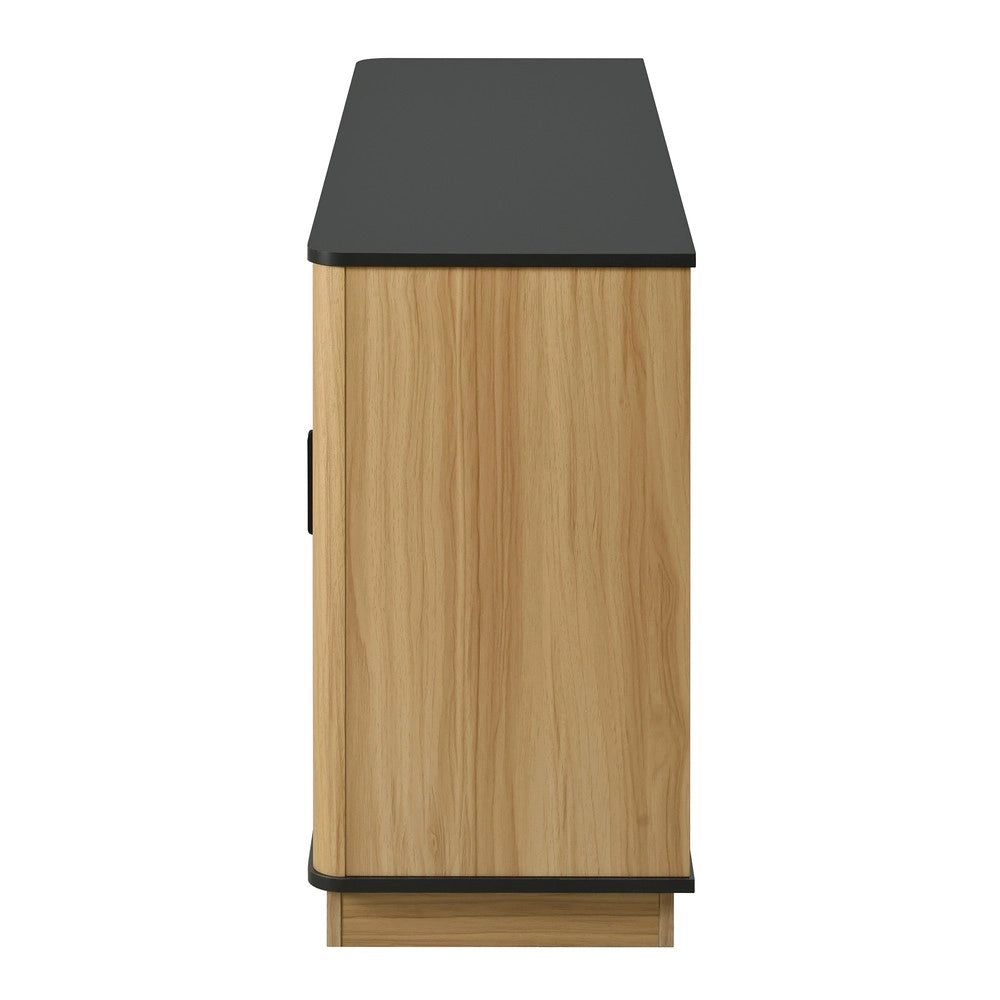 Credenza 4 Ante con Ripiani ¨C MINIMAL ¨C Legno, Multiuso, Stoccaggio