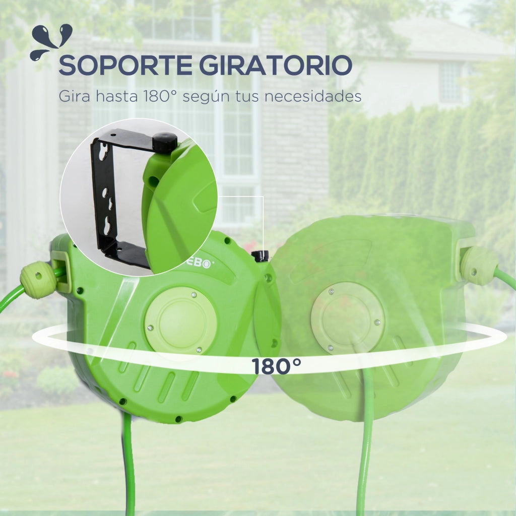 Avvolgitubo da Giardino Automatico con Pistola ¨C Xylo ¨C 10m