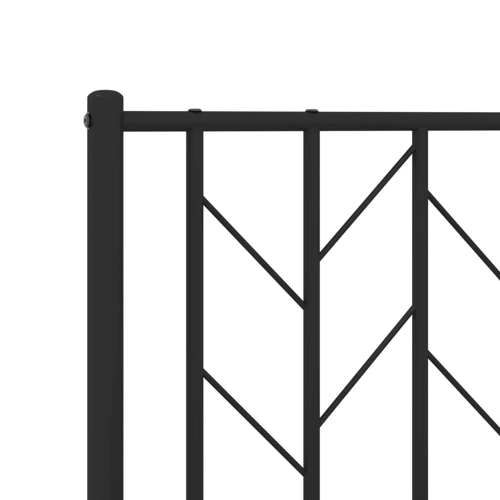 Testiera di Ricambio in Metallo Nero 150 cm 374471