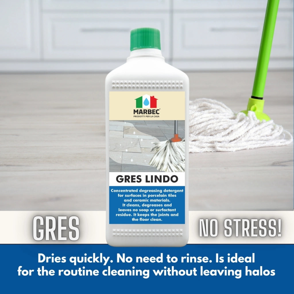 Detergente per gres porcellanato GRES LINDO   5LTx4Pz