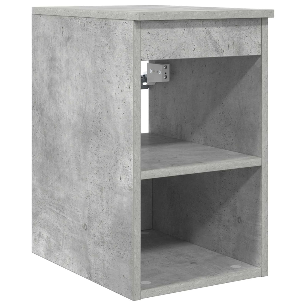 Set di mobili per il bagno 5 pz Grigio Cemento 3406834