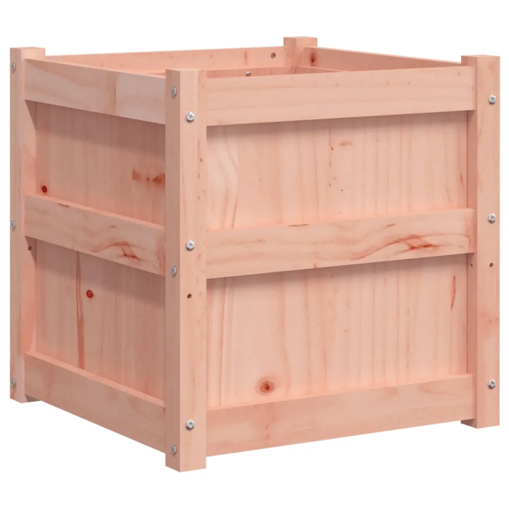 2 pz Fioriere | Cassetta per fiori | Vaso da Giardino in Legno Massello di Douglas