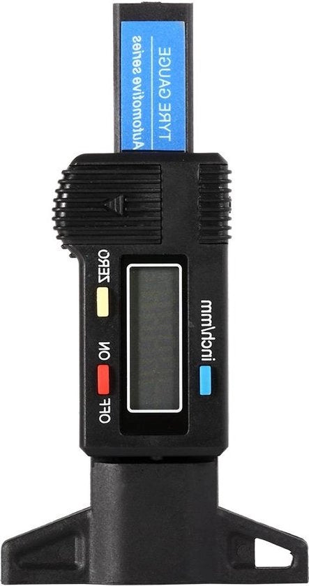Misuratore LCD per pneumatici di camion - portata di misura 0 - 254 mm - misuratore del profilo dei pneumatici - testatore di pneumatici di camion