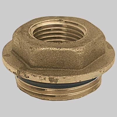 TAPPO MASCHIO CON FORO FILETTATO E ORING  1 x 3/8     MADE IN ITALY