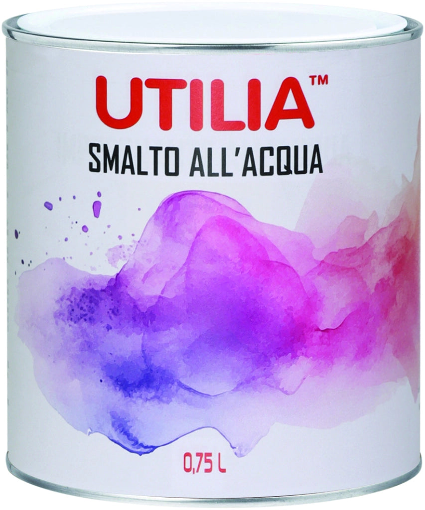 Utilia SMALTO ALL'ACQUA  ml. 750 Rosso fuoco Ral 3000 6.00 pz