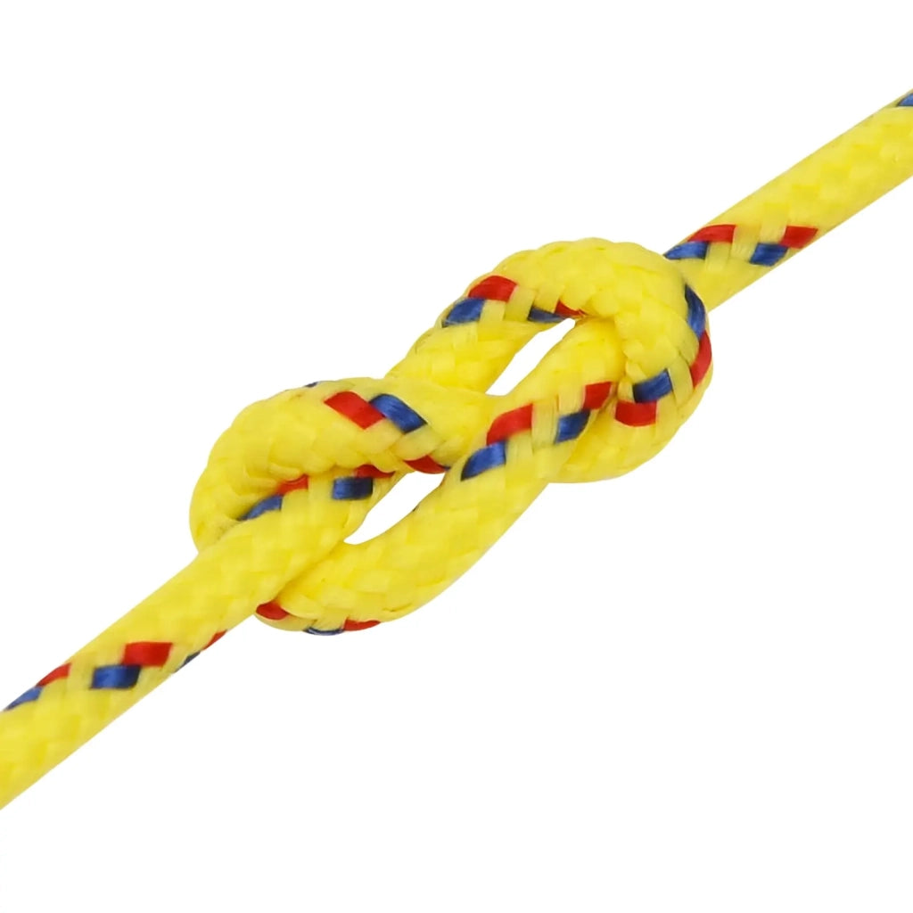 Corda multiuso 5 mm 250 m Giallo PP 150 kg Carico massimo 3473005