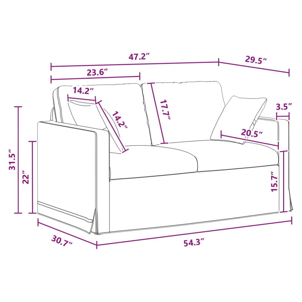 Divano Grigio scuro 138 x 78 x 80 cm Velluto 42024414