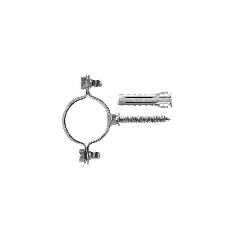 Collari per tubi Ø26 mm – Fischer CZV CF10PZ zincati kit 10 pz – Fischer