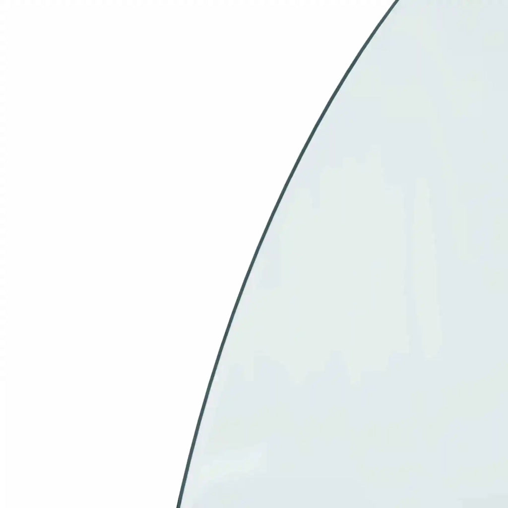 Piastra in vetro per camino Trasparente 800 x 500 mm Vetro CFW6567703
