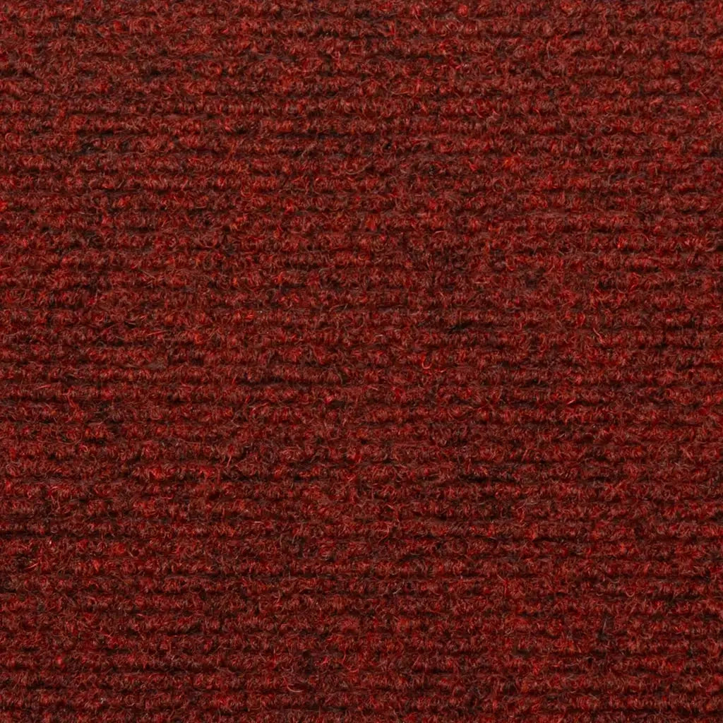 Tappetini per scale autoadesivi 10 pz | Gradini per Scale 65x21x4 cm Bordeaux Rosso Bordo rettangolare