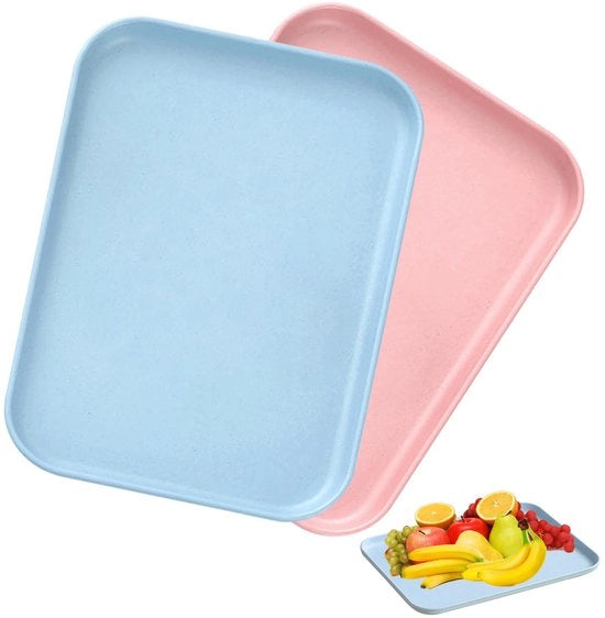 Scatola per utensili rettangolare - Design moderno - Set da 2 - 29,5 x 21 cm - Riciclabile