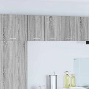 Armadio pensile Grigio Sonoma e Bianco 30 x 31 x 40 cm 884124