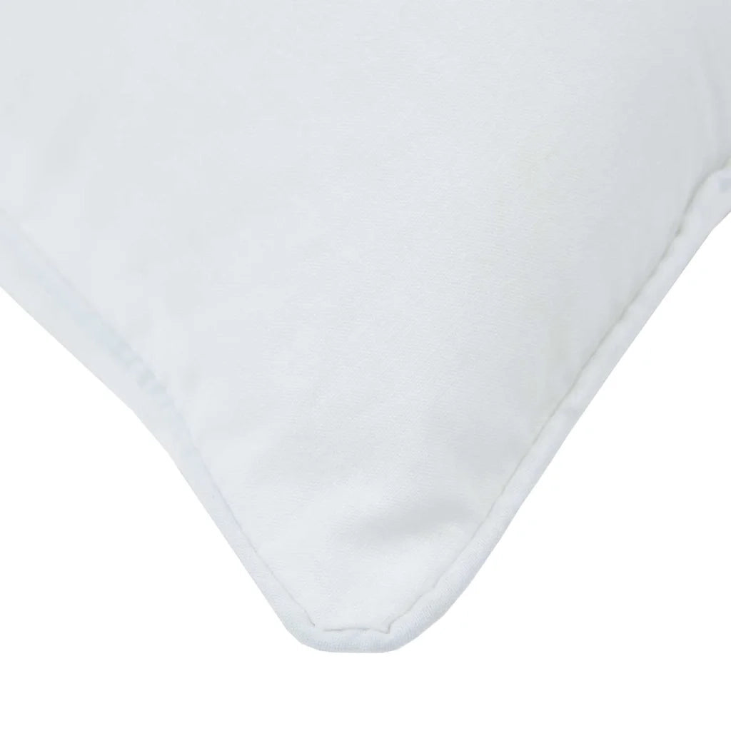 Cuscino 2 pcs Bianco 61 x 41 x 20 cm Cotone e Poliestere 42007802
