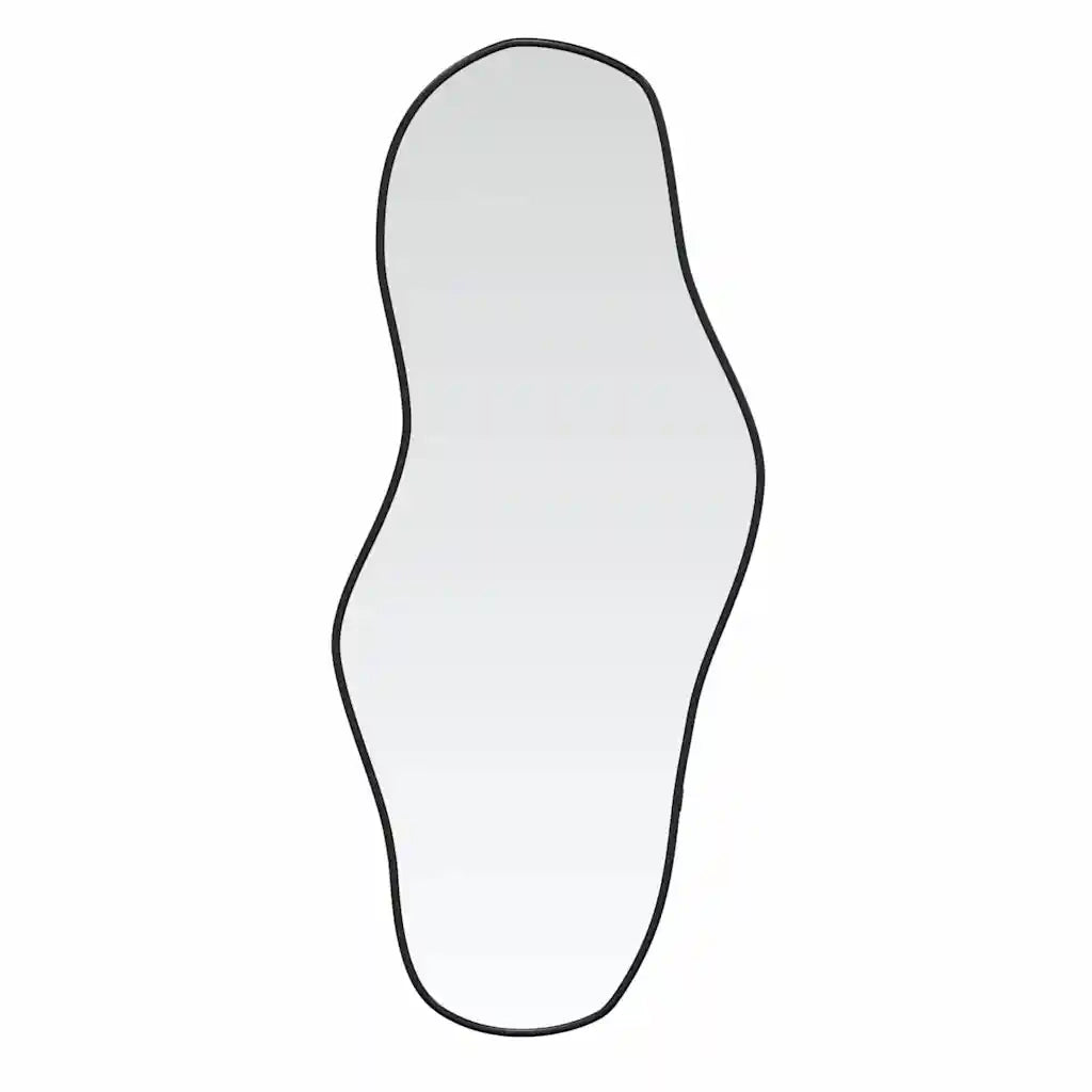 Specchio da Parete | Specchio decorativo Nero 100x45 cm