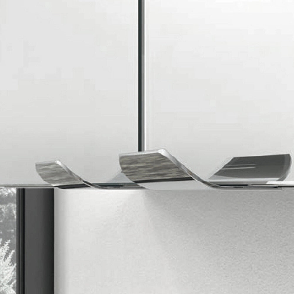 Mobile bagno con specchiera 80 cm rovere miele con cassetti e lavabo incluso Master