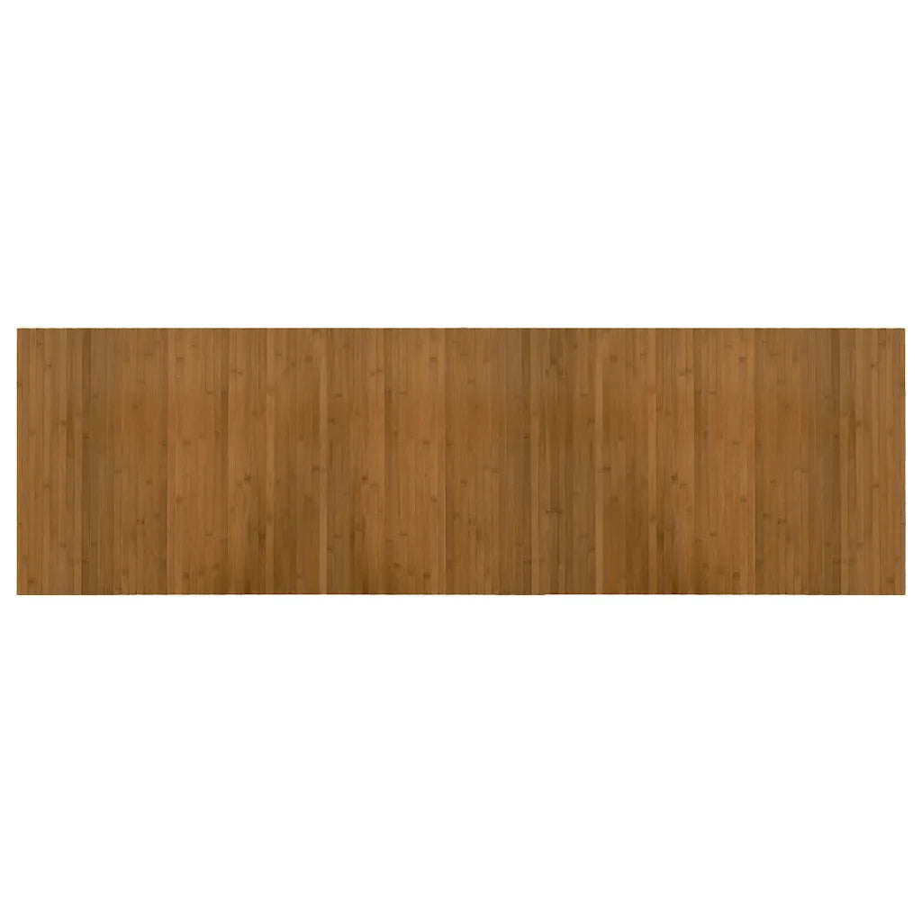 Tappeto del soggiorno | Tappeto Rettangolare Marrone 60x200 cm in Bamb¨´