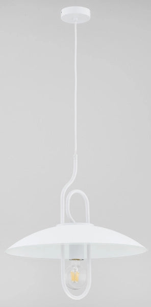 Lampada a sospensione Alfa Chee bianca 1 luce E27 60W