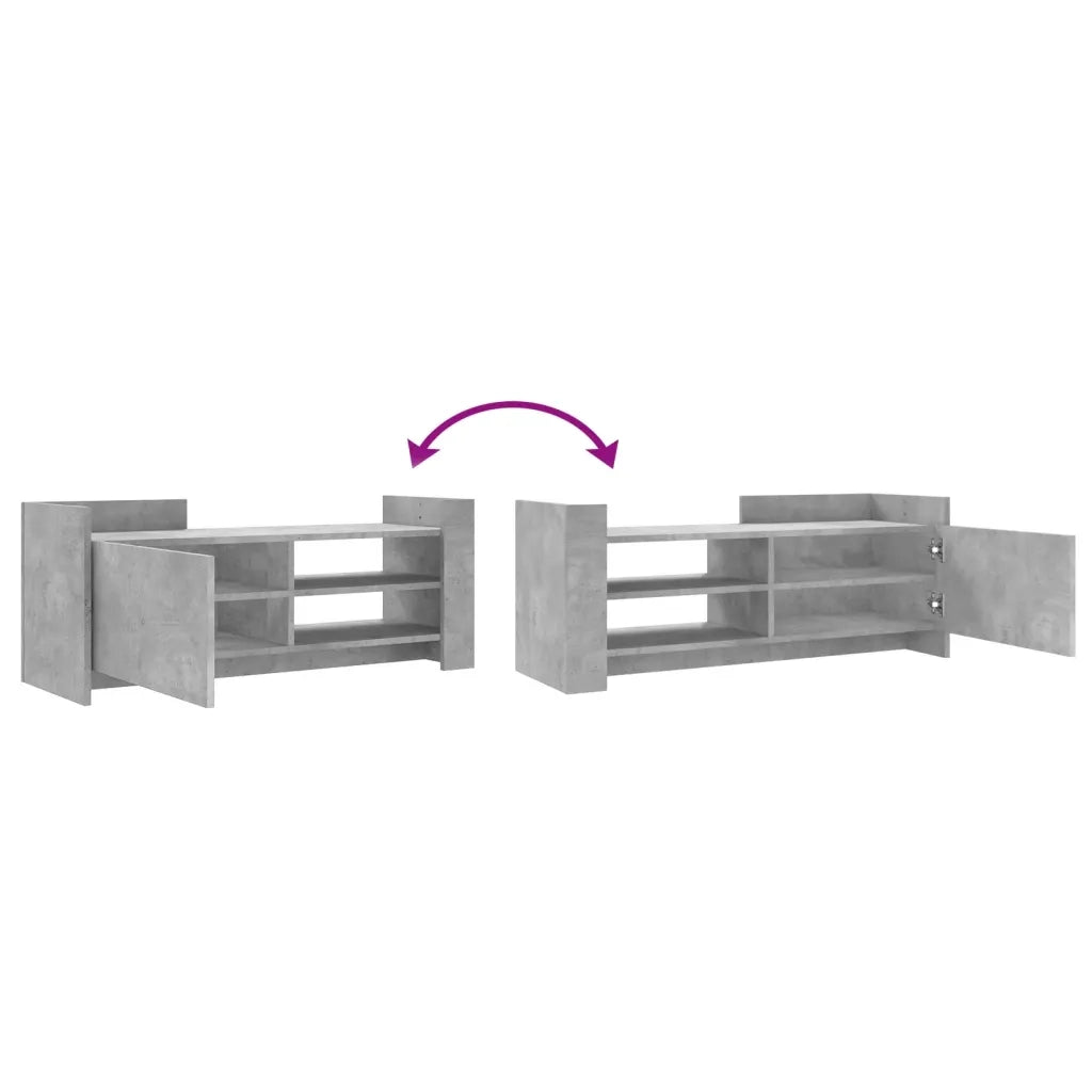 Mobile per TV | Armadietto TV | Mobile Porta TV Grigio Cemento 100x35x40 cm Legno Multistrato