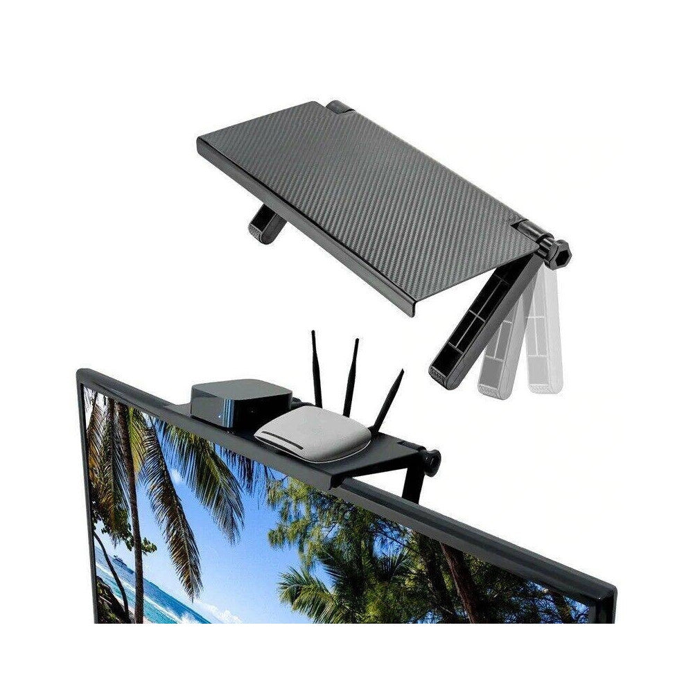 Trade Shop - Ripiano Superiore Pc Schermo Regolabile Supporto Pieghevole Computer -