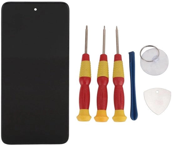 Schermo Touchscreen LCD Vincitore - Vetrino Digitizer - Cornice in Vetro Nero - Strumenti di Riparazione - Protettivo per Display - Adatto per XT2213 - Sostituzione dello Schermo