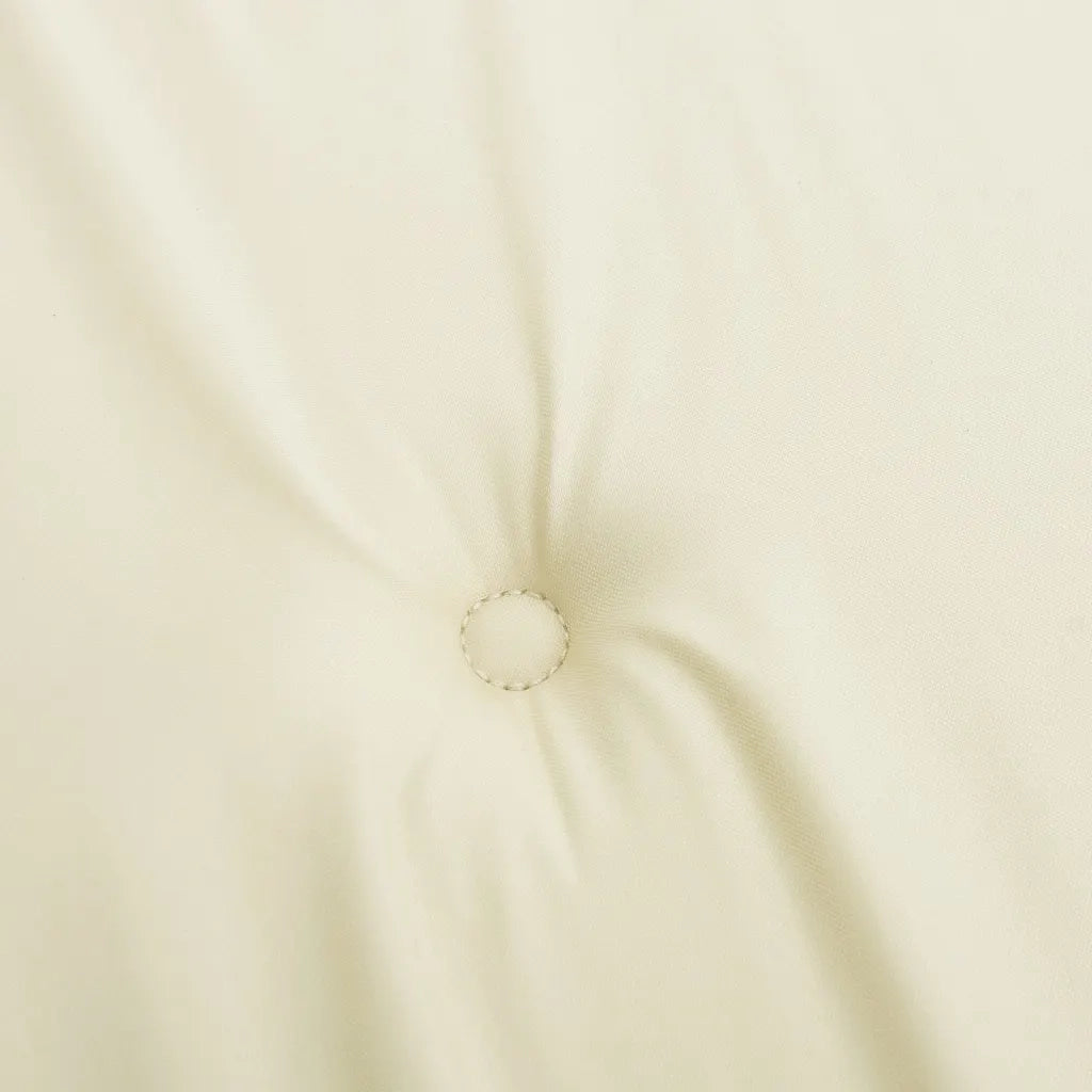 Cuscini per Sedie 6 pz Crema 120x50x3 cm in Tessuto 314106