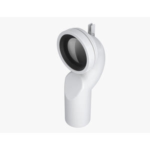 CURVA VASO COLLO CIGNO BASSO INGOMBRO D 100MM