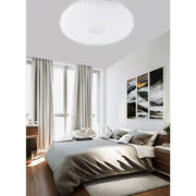 Trade Shop - Plafoniera Soffitto 60w Decoro Con Cristalli Centrale Luce Fredda Naturale Fst-50a62495 - -bianco Freddo      -