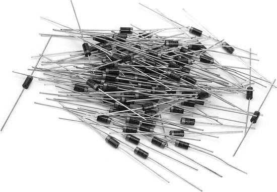 Diode di alta frequenza 1N4007 1000 V 1A - Convertitore di tensione di alta tensione - Protezione per pannelli solari.