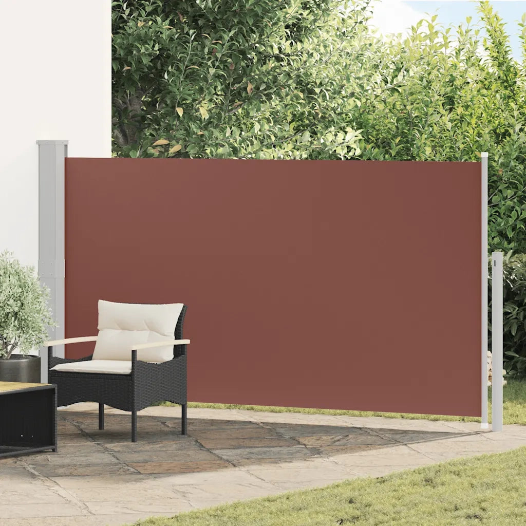 Tenda da Sole | Tenda parasole Laterale Retrattile 160 x 300 cm Marrone