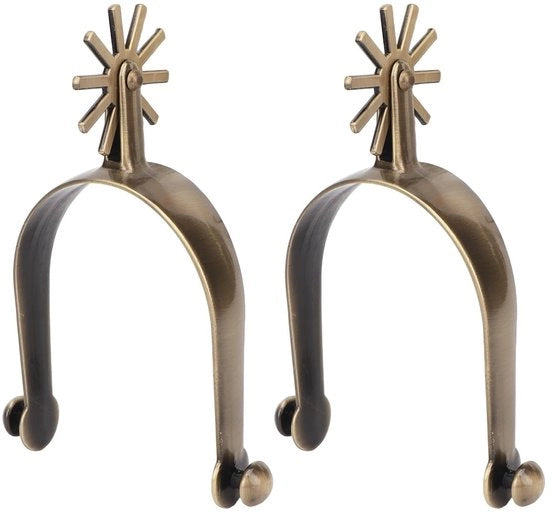 Stivali da Cowboy Premium con Zoccoli in Acciaio - Progettati per l'Equitazione - Disegno Vintage - Sicuri e Resistenti
