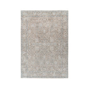Tappeto vintage Perry Khaki e Beige in misto cotone