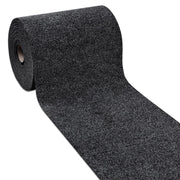 Passatoia Ingresso Moquette Asciugapassi Tinta Unita Corridoio Marciapiede 100x340 Cm Antracite