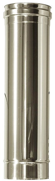 Canna fumaria parete doppia coibentata inox   dn 150/200 l 0,5 mt