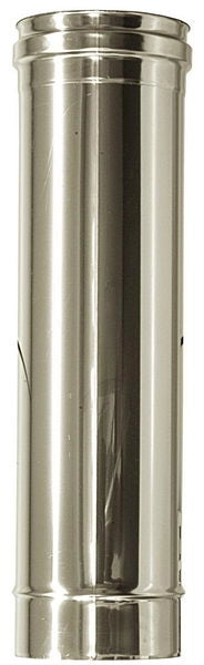 Canna fumaria parete doppia coibentata inox   dn 150/200 l 0,5 mt