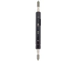 Misuratore di filo in acciaio - Lunga durata - Misura diametro interno del filo - M3*0.5 - 0,5 a 7,8 oz - Misura precisa - Apparecchio per misurare il filo