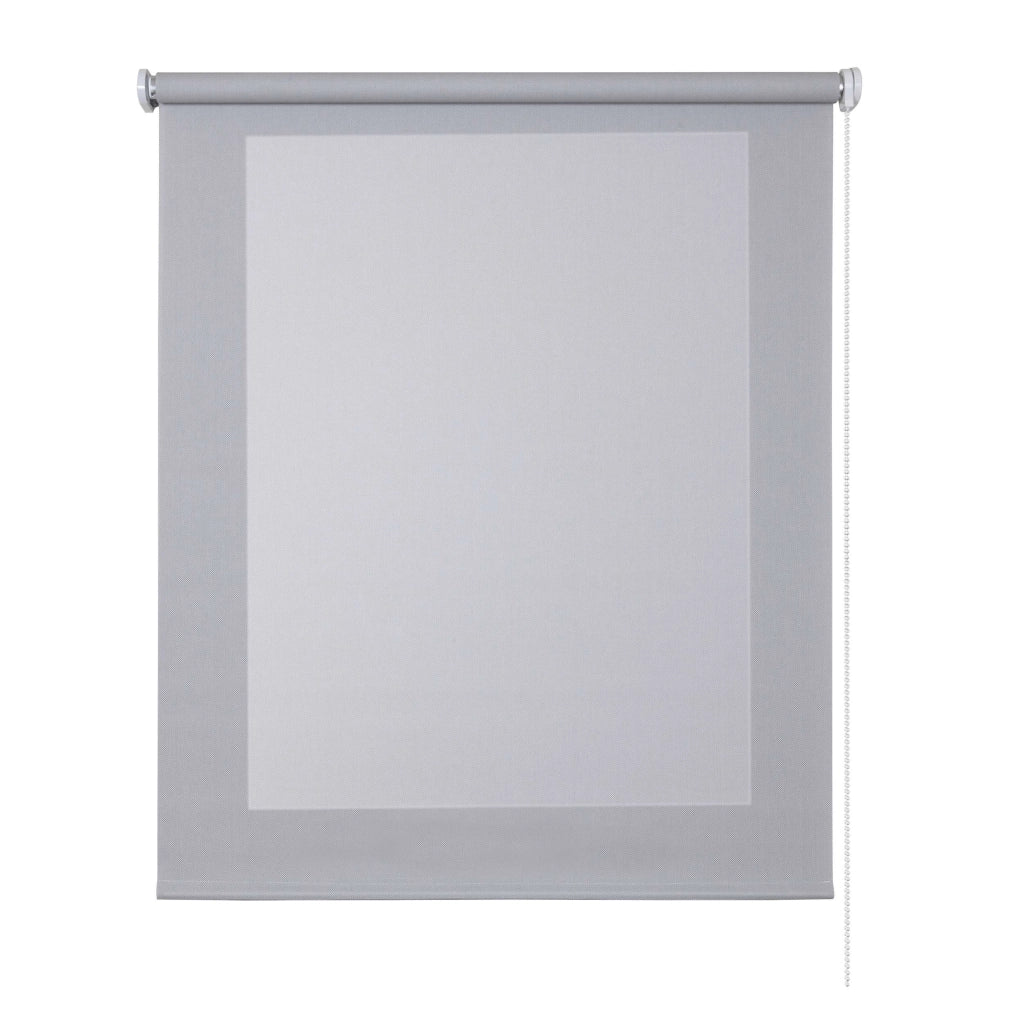 Tenda a Rullo Screen resistente e isolamento termico Grigio 100x180 cm