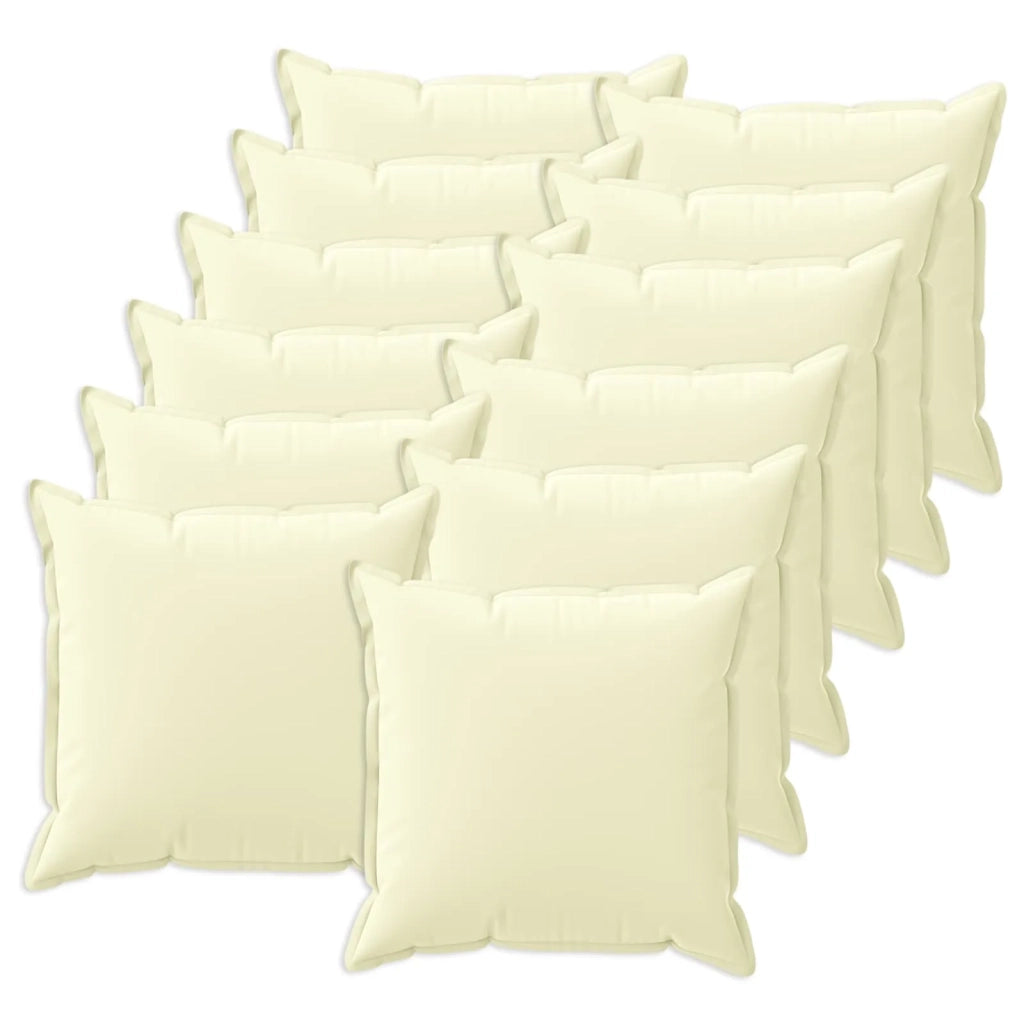 Cuscino con cuscino HOUTEN 12 pz Crema Poliestere 932991