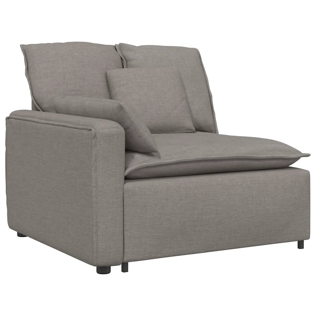 Modulo Terminale Bracciolo Divano Modulare con Cuscini-Sofa Modulare-Divanetto 100 cm 886951