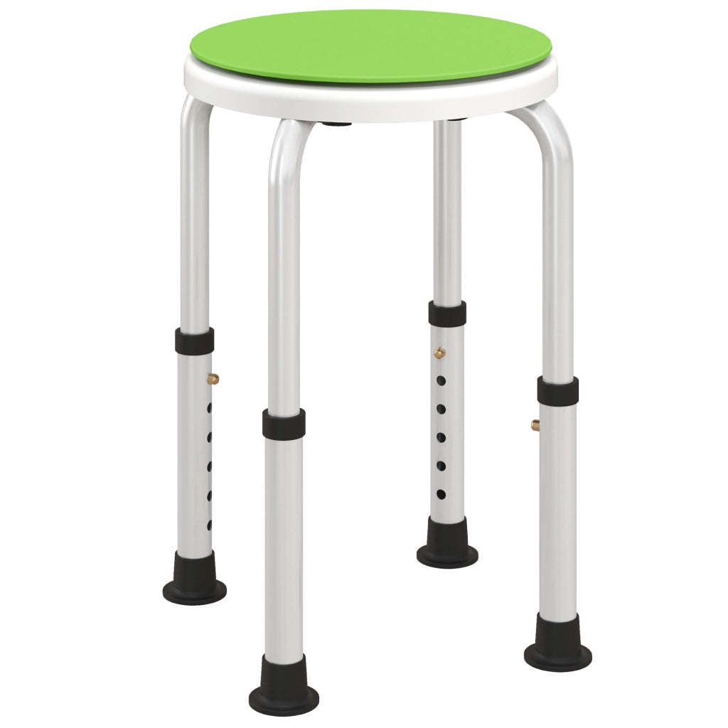 Sgabello da doccia girevole 360¡ã ¨C Xylo ¨C alluminio antiscivolo altezza regolabile