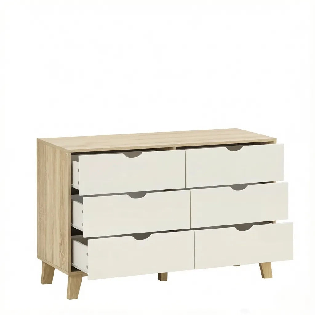 Comò con contenitore, pratico armadio-comò e versatile credenza (solo 1 comò con contenitore)