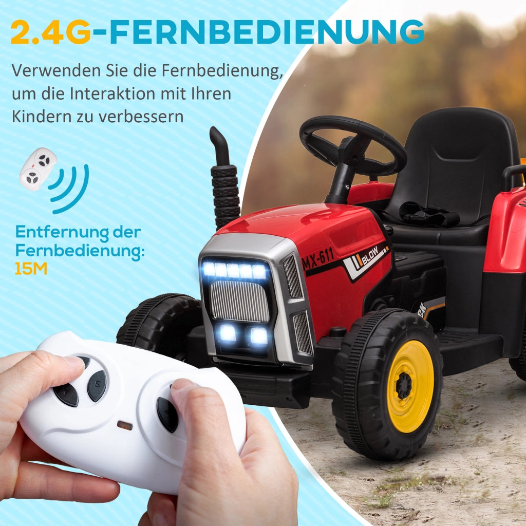 Auto Elettrico per Bambini ¨C Minimal ¨C Rosso e Nero
